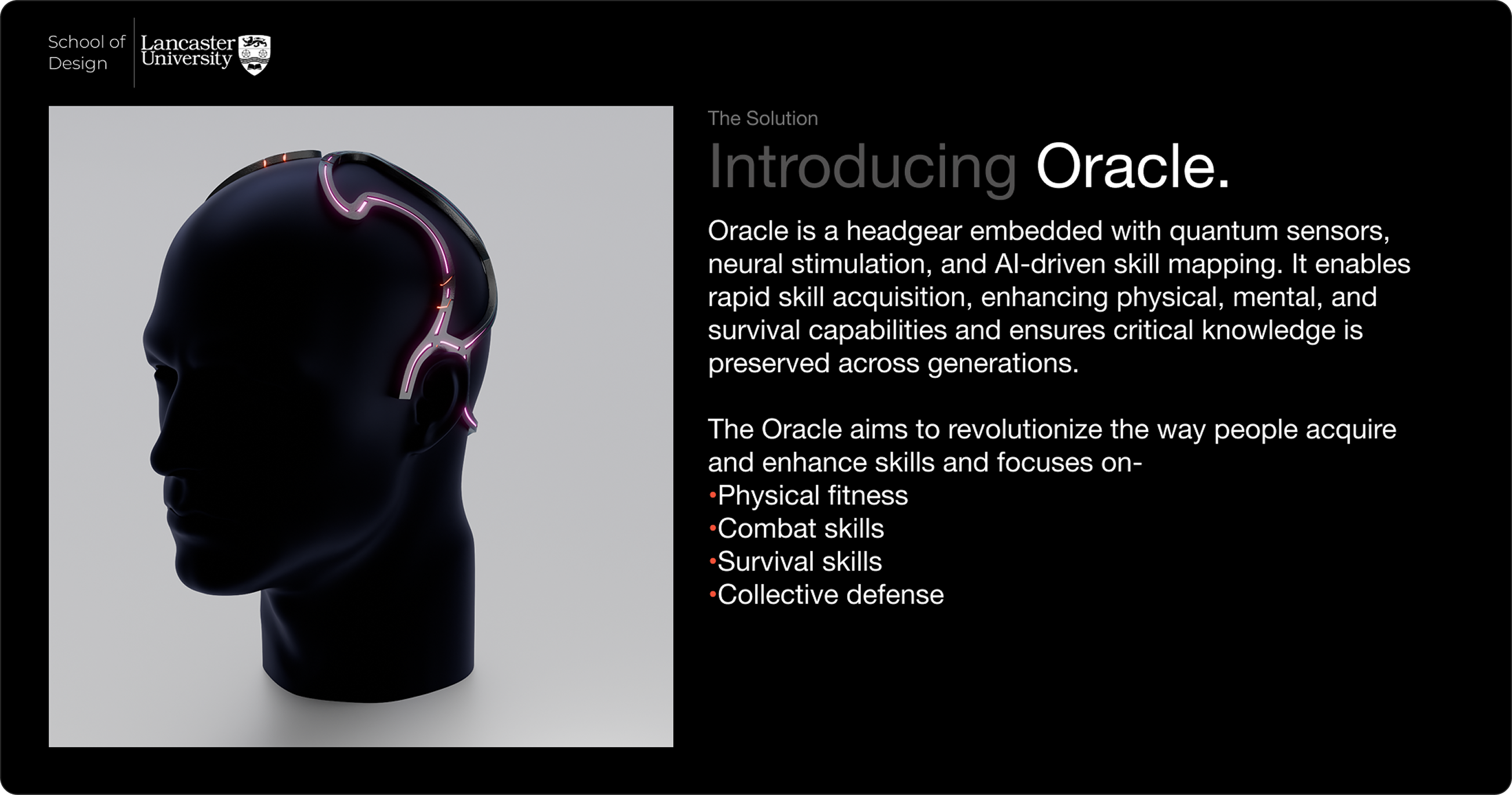 Genesis introducing oracle slide