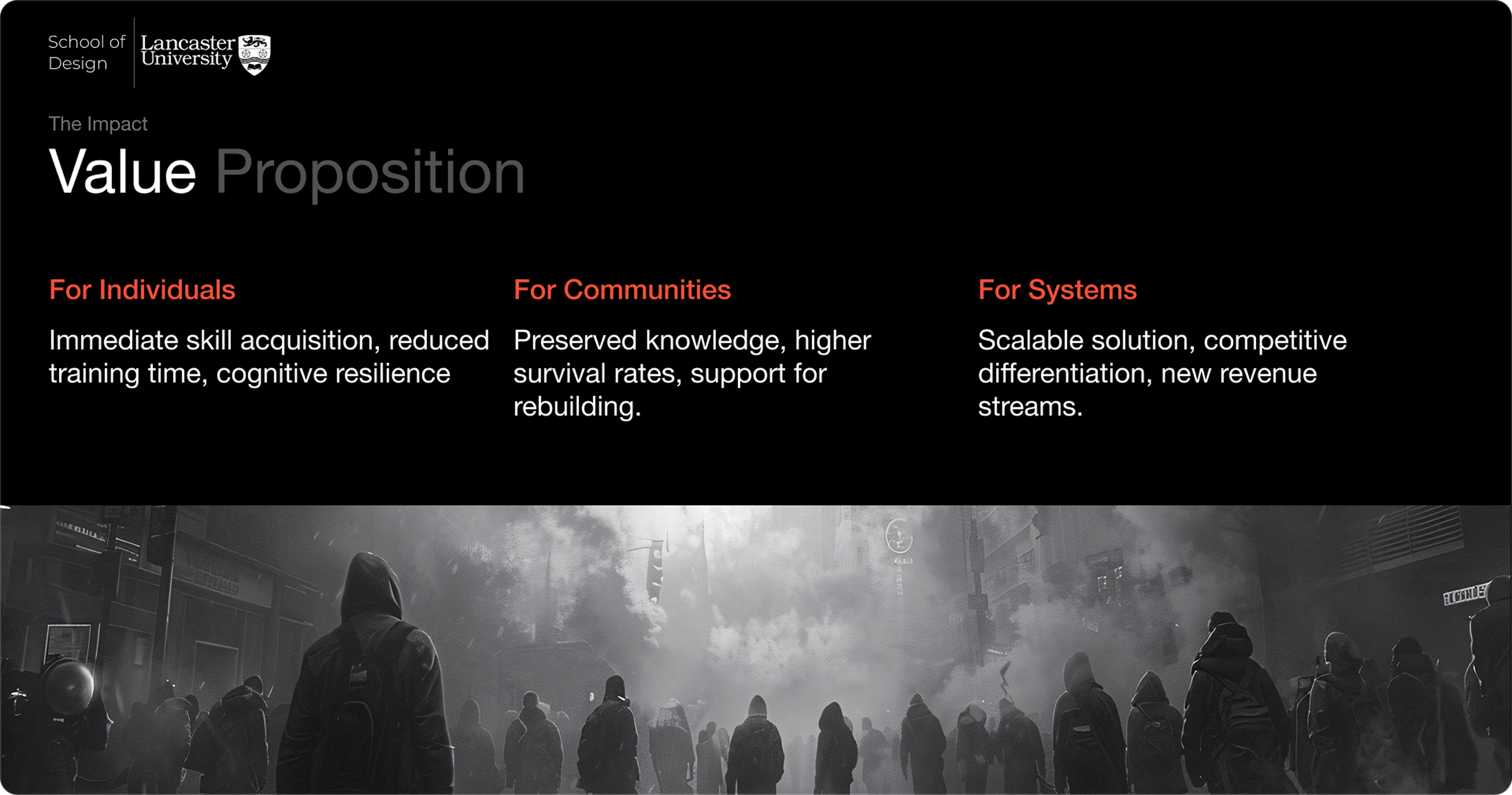 Genesis value proposition slide