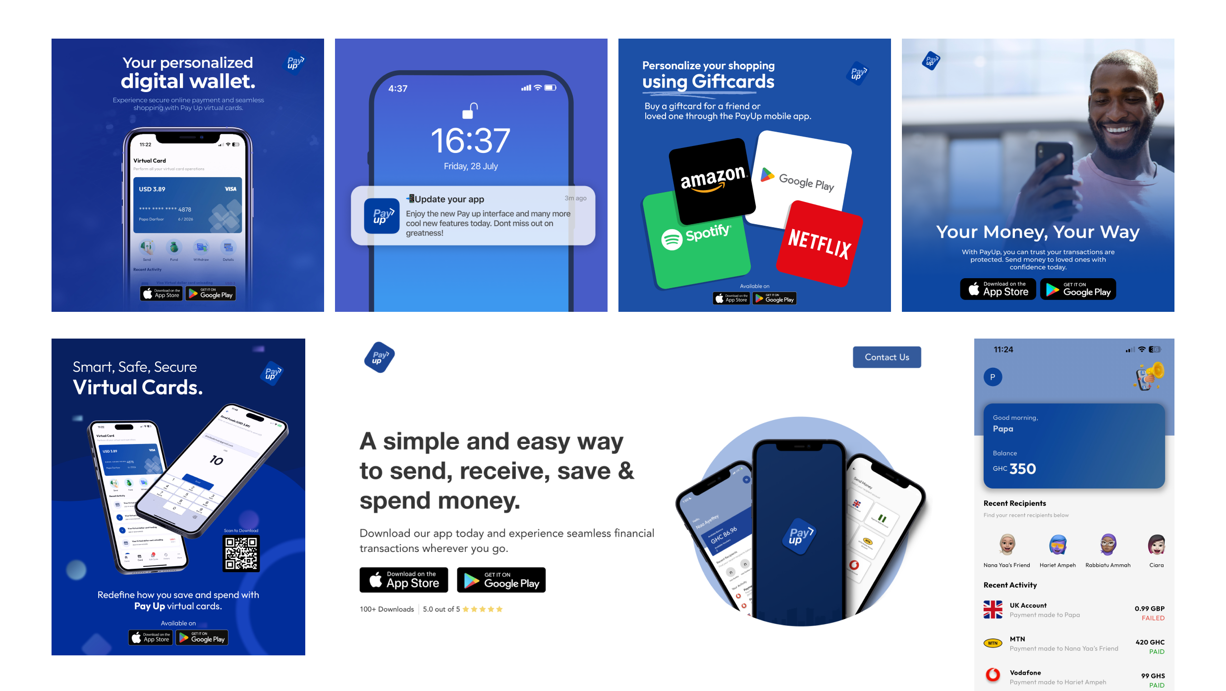 Payup brand collaterals